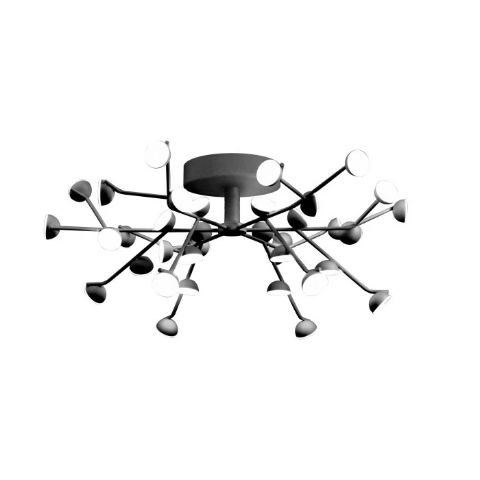 Mantra ADN Deckenleuchte LED Schwarz, 1-flammig 1 Mantra ADN Deckenleuchte LED Schwarz, 1-flammig