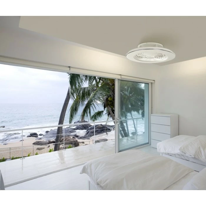 Mantra ALISIO Deckenventilator LED Weiß, 1-flammig, Fernbedienung 4 Mantra ALISIO Deckenventilator LED Weiß, 1-flammig, Fernbedienung – Bild 4