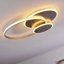 Hofstein Manzanales  Deckenleuchte LED Chrom, 1-flammig, Fernbedienung -LED Leuchten Verkäufe manzanales deckenleuchte h3381403 11