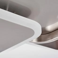 Hofstein Manzanales  Deckenleuchte LED Chrom, 1-flammig, Fernbedienung -LED Leuchten Verkäufe manzanales deckenleuchte h3381434 6