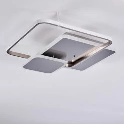 Hofstein Manzanales  Deckenleuchte LED Chrom, 1-flammig, Fernbedienung -LED Leuchten Verkäufe manzanales deckenleuchte h3381434 8