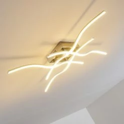 Hofstein Mapleton Deckenleuchte LED Nickel-Matt, 4-flammig 23 Hofstein Mapleton Deckenleuchte LED Nickel-Matt, 4-flammig -LED Leuchten Verkäufe mapleton deckenleuchte h3009574 5