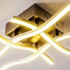 Hofstein Mapleton Deckenleuchte LED Nickel-Matt, 4-flammig -LED Leuchten Verkäufe mapleton deckenleuchte h3009581 2