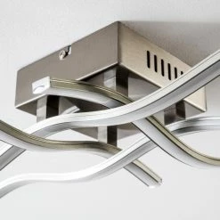 Hofstein Mapleton Deckenleuchte LED Nickel-Matt, 4-flammig -LED Leuchten Verkäufe mapleton deckenleuchte h3009581 3