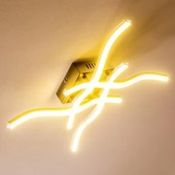 Hofstein Mapleton Deckenleuchte LED Nickel-Matt, 4-flammig -LED Leuchten Verkäufe mapleton deckenleuchte h3009581 6