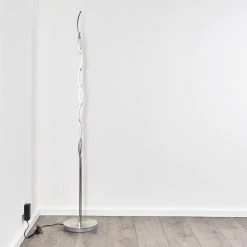 Hofstein Mapleton Stehleuchte LED Nickel-Matt, 3-flammig, Fernbedienung -LED Leuchten Verkäufe mapleton stehleuchte h3009567 17