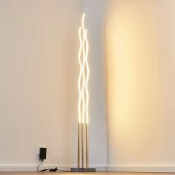 Hofstein Mapleton Stehleuchte LED Nickel-Matt, 3-flammig, Fernbedienung -LED Leuchten Verkäufe mapleton stehleuchte h3009567 7