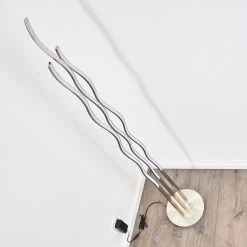 Hofstein Mapleton Stehleuchte LED Nickel-Matt, 3-flammig, Fernbedienung -LED Leuchten Verkäufe mapleton stehleuchte h3009567 9