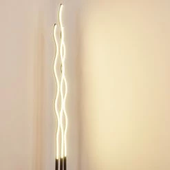 Hofstein Mapleton Stehleuchte LED Schwarz, 3-flammig, Fernbedienung -LED Leuchten Verkäufe mapleton stehleuchte h3271278 do2 17