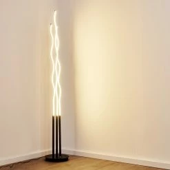 Hofstein Mapleton Stehleuchte LED Schwarz, 3-flammig, Fernbedienung -LED Leuchten Verkäufe mapleton stehleuchte h3271278 do2 18