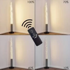 Hofstein Mapleton Stehleuchte LED Schwarz, 3-flammig, Fernbedienung -LED Leuchten Verkäufe mapleton stehleuchte h3271278 do2 2