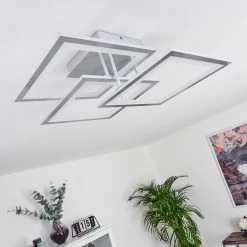 Hofstein Marcus Deckenleuchte LED Silber, 1-flammig -LED Leuchten Verkäufe marcus deckenleuchte h3417935 11