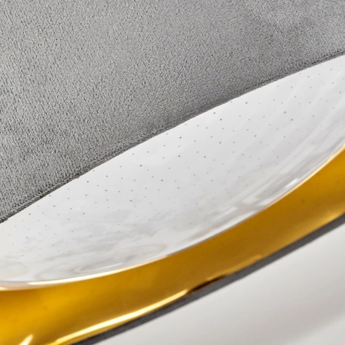 Hofstein Maripi Deckenleuchte LED Grau, Gold, 1-flammig 3 Hofstein Maripi Deckenleuchte LED Grau, Gold, 1-flammig – Bild 3