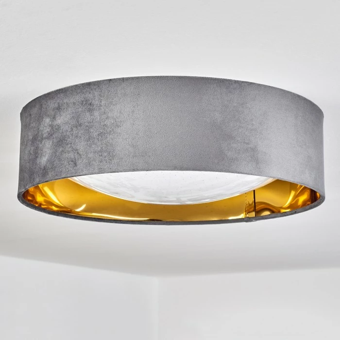 Hofstein Maripi Deckenleuchte LED Grau, Gold, 1-flammig 8 Hofstein Maripi Deckenleuchte LED Grau, Gold, 1-flammig – Bild 8