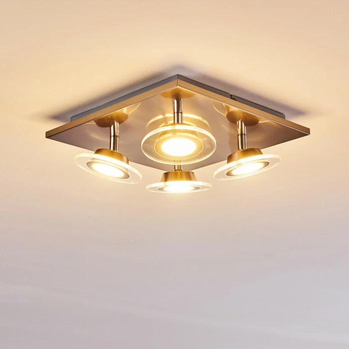 Leuchten Direkt Marsen Deckenleuchte LED Nickel-Matt, 4-flammig, Fernbedienung, Farbwechsler 15 Leuchten Direkt Marsen Deckenleuchte LED Nickel-Matt, 4-flammig, Fernbedienung, Farbwechsler – Bild 15