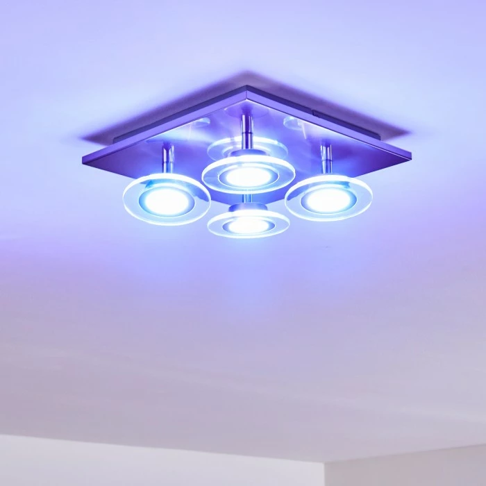 Leuchten Direkt Marsen Deckenleuchte LED Nickel-Matt, 4-flammig, Fernbedienung, Farbwechsler 24 Leuchten Direkt Marsen Deckenleuchte LED Nickel-Matt, 4-flammig, Fernbedienung, Farbwechsler – Bild 24