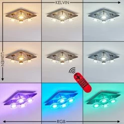 Leuchten Direkt Marsen Deckenleuchte LED Nickel-Matt, 4-flammig, Fernbedienung, Farbwechsler 31 Leuchten Direkt Marsen Deckenleuchte LED Nickel-Matt, 4-flammig, Fernbedienung, Farbwechsler -LED Leuchten Verkäufe marsen deckenleuchte h3297926 do2 3