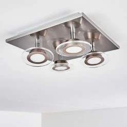 Leuchten Direkt Marsen Deckenleuchte LED Nickel-Matt, 4-flammig, Fernbedienung, Farbwechsler 32 Leuchten Direkt Marsen Deckenleuchte LED Nickel-Matt, 4-flammig, Fernbedienung, Farbwechsler -LED Leuchten Verkäufe marsen deckenleuchte h3297926 do2 4
