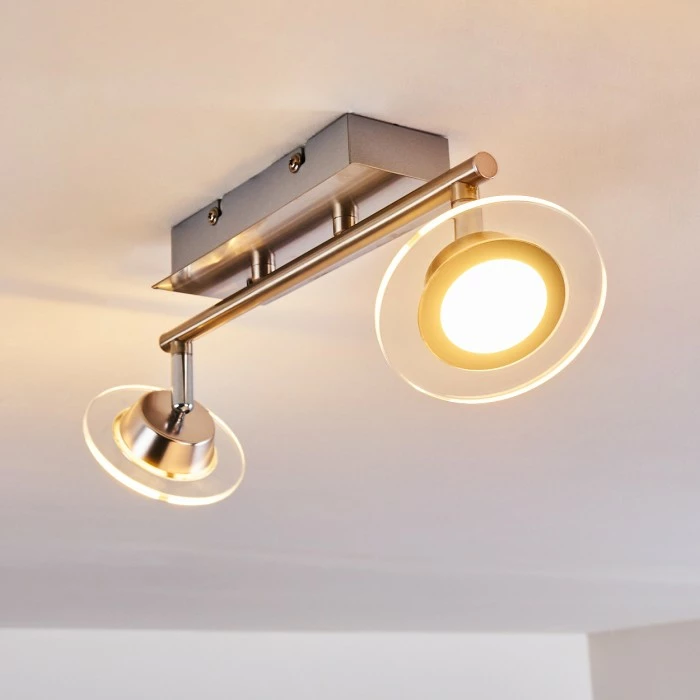 Leuchten Direkt Marsen Deckenleuchte LED Nickel-Matt, 2-flammig, Fernbedienung, Farbwechsler 12 Leuchten Direkt Marsen Deckenleuchte LED Nickel-Matt, 2-flammig, Fernbedienung, Farbwechsler – Bild 12