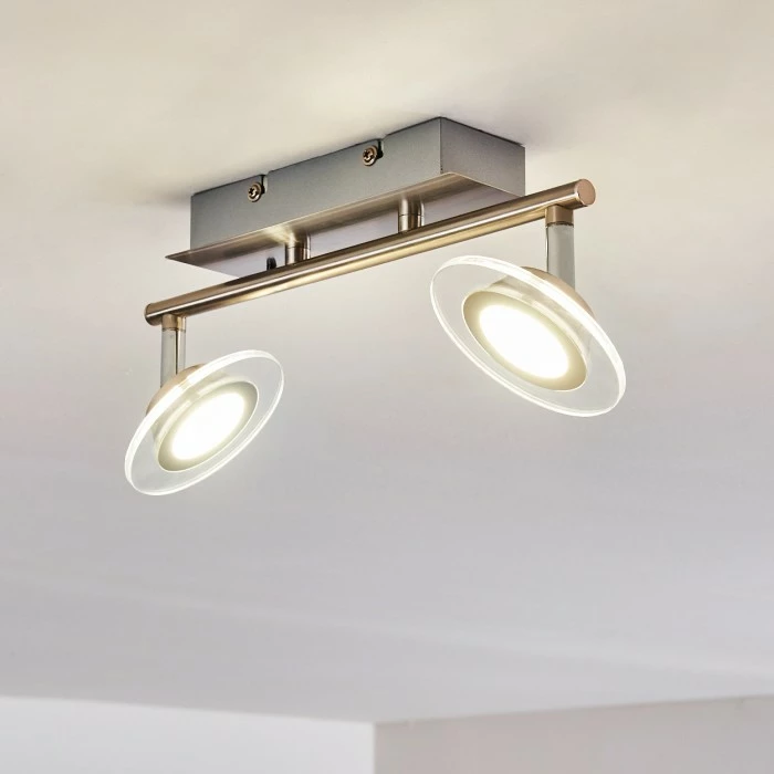 Leuchten Direkt Marsen Deckenleuchte LED Nickel-Matt, 2-flammig, Fernbedienung, Farbwechsler 16 Leuchten Direkt Marsen Deckenleuchte LED Nickel-Matt, 2-flammig, Fernbedienung, Farbwechsler – Bild 16