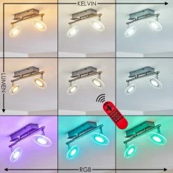 Leuchten Direkt Marsen Deckenleuchte LED Nickel-Matt, 2-flammig, Fernbedienung, Farbwechsler 28 Leuchten Direkt Marsen Deckenleuchte LED Nickel-Matt, 2-flammig, Fernbedienung, Farbwechsler -LED Leuchten Verkäufe marsen deckenleuchte h3297957 do2 3