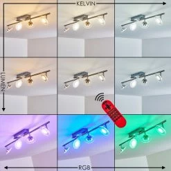 Leuchten Direkt Marsen Deckenleuchte LED Nickel-Matt, 4-flammig, Fernbedienung, Farbwechsler 28 Leuchten Direkt Marsen Deckenleuchte LED Nickel-Matt, 4-flammig, Fernbedienung, Farbwechsler -LED Leuchten Verkäufe marsen deckenleuchte h3297988 do2 3