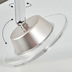 Hofstein Marsen Deckenleuchte LED Nickel-Matt, Chrom, 2-flammig, Fernbedienung, Farbwechsler 17 Hofstein Marsen Deckenleuchte LED Nickel-Matt, Chrom, 2-flammig, Fernbedienung, Farbwechsler -LED Leuchten Verkäufe marsen deckenleuchte h3580196 5