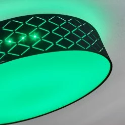 Hofstein Meldal Deckenleuchte LED Weiß, 2-flammig, Fernbedienung, Farbwechsler -LED Leuchten Verkäufe meldal deckenleuchte h3418611 5