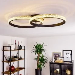 Hofstein Melosa Deckenleuchte LED Schwarz, Weiß, 1-flammig -LED Leuchten Verkäufe melosa deckenleuchte h3380963 6