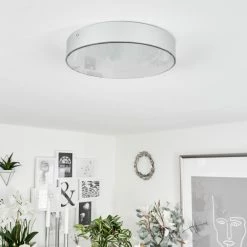Hofstein Mentque Deckenleuchte LED Silber, 1-flammig -LED Leuchten Verkäufe mentque deckenleuchte h3651773 4