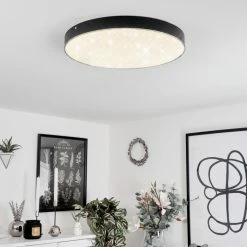 Hofstein Mentque Deckenleuchte LED Schwarz, 1-flammig -LED Leuchten Verkäufe mentque deckenleuchte h3651834 6