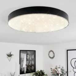 Hofstein Mentque Deckenleuchte LED Schwarz, 1-flammig -LED Leuchten Verkäufe mentque deckenleuchte h3651834 8