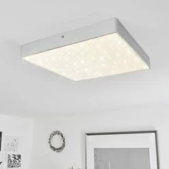 Hofstein Mentque Deckenleuchte LED Silber, 1-flammig -LED Leuchten Verkäufe mentque deckenleuchte h3651858 8