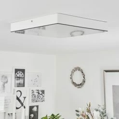 Hofstein Mentque Deckenpanel LED Weiß, 1-flammig -LED Leuchten Verkäufe mentque deckenpanel h3651896 6