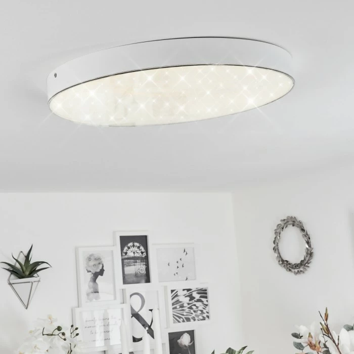 Hofstein Mentque Deckenpanel LED Weiß, 1-flammig 11 Hofstein Mentque Deckenpanel LED Weiß, 1-flammig – Bild 11