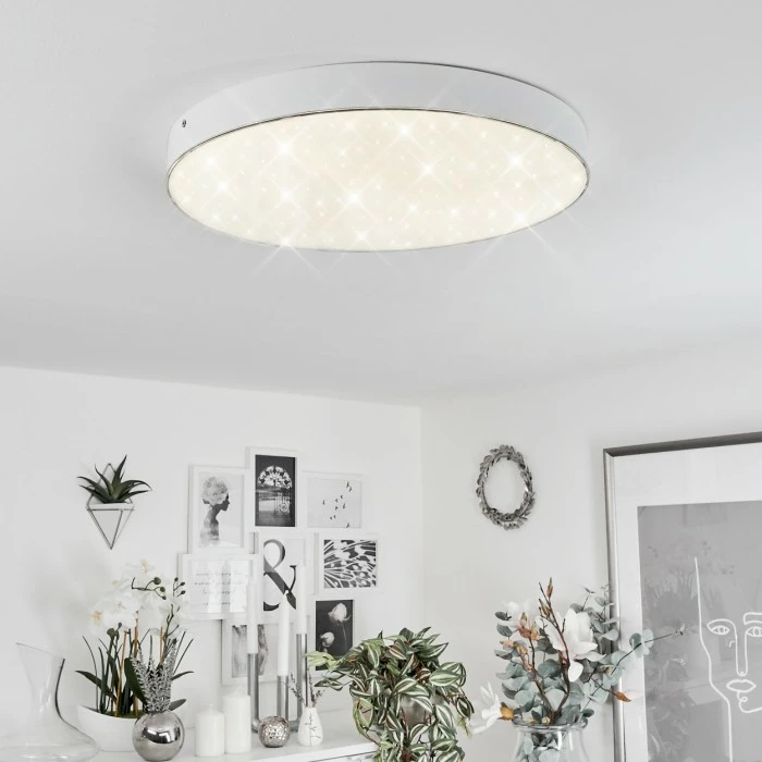 Hofstein Mentque Deckenpanel LED Weiß, 1-flammig 9 Hofstein Mentque Deckenpanel LED Weiß, 1-flammig – Bild 9