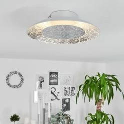 Hofstein Merlo Deckenleuchte LED Silber, 1-flammig -LED Leuchten Verkäufe merlo deckenleuchte h3551370 12