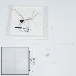 Hofstein Minichu Deckenleuchte LED Weiß, 1-flammig, Fernbedienung 16 Hofstein Minichu Deckenleuchte LED Weiß, 1-flammig, Fernbedienung -LED Leuchten Verkäufe minichu deckenleuchte h3417430 4