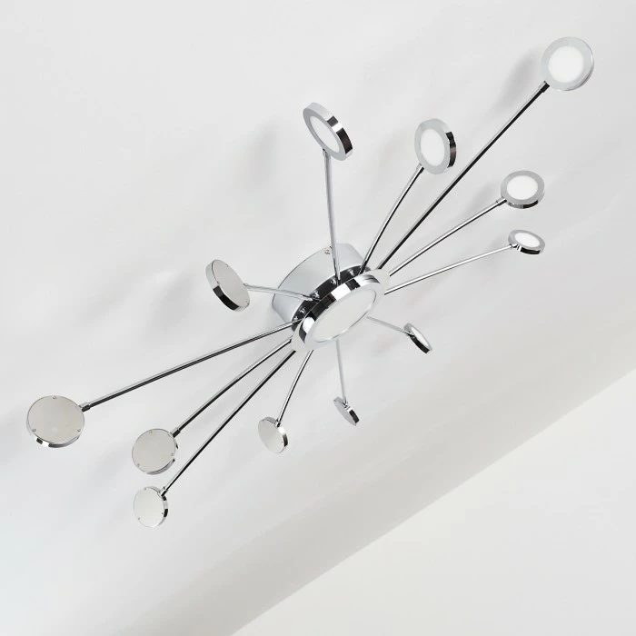 Hofstein Mirror Deckenleuchte LED Chrom, 1-flammig, Fernbedienung 13 Hofstein Mirror Deckenleuchte LED Chrom, 1-flammig, Fernbedienung – Bild 13