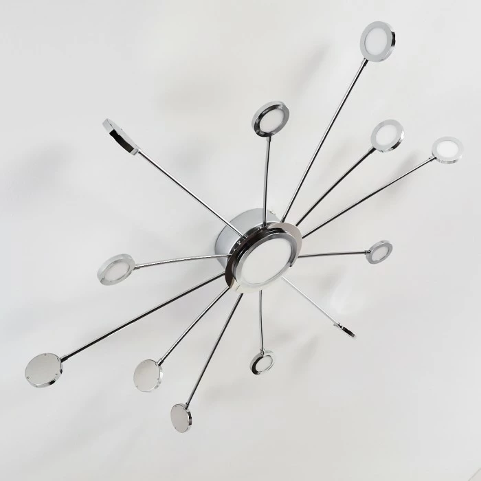 Hofstein Mirror Deckenleuchte LED Chrom, 1-flammig, Fernbedienung 18 Hofstein Mirror Deckenleuchte LED Chrom, 1-flammig, Fernbedienung – Bild 18