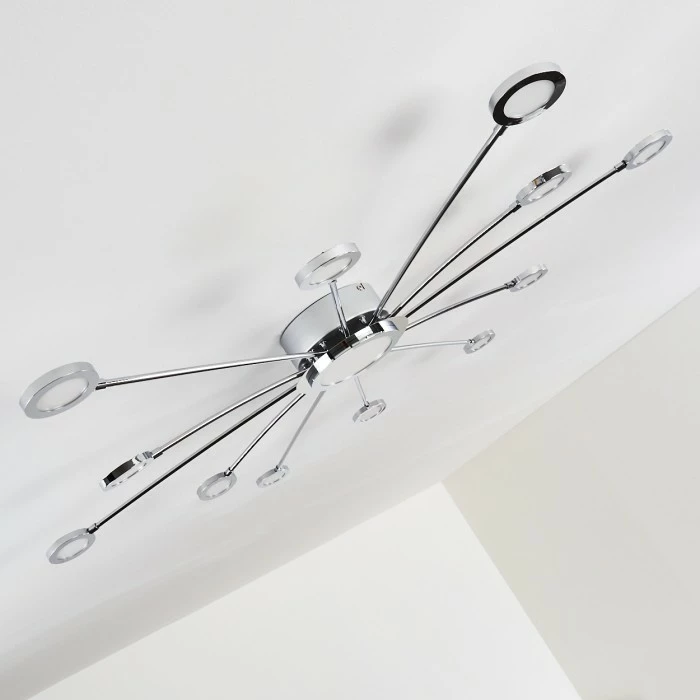 Hofstein Mirror Deckenleuchte LED Chrom, 1-flammig, Fernbedienung 19 Hofstein Mirror Deckenleuchte LED Chrom, 1-flammig, Fernbedienung – Bild 19