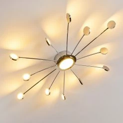 Hofstein Mirror Deckenleuchte LED Chrom, 1-flammig, Fernbedienung 50 Hofstein Mirror Deckenleuchte LED Chrom, 1-flammig, Fernbedienung -LED Leuchten Verkäufe mirror deckenleuchte h3098158 do1 21