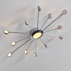 Hofstein Mirror Deckenleuchte LED Chrom, 1-flammig, Fernbedienung 53 Hofstein Mirror Deckenleuchte LED Chrom, 1-flammig, Fernbedienung -LED Leuchten Verkäufe mirror deckenleuchte h3098158 do1 24