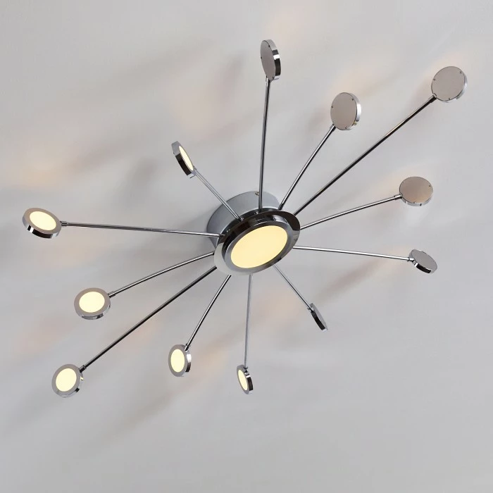 Hofstein Mirror Deckenleuchte LED Chrom, 1-flammig, Fernbedienung 25 Hofstein Mirror Deckenleuchte LED Chrom, 1-flammig, Fernbedienung – Bild 25