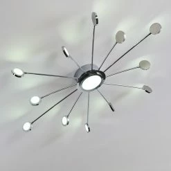 Hofstein Mirror Deckenleuchte LED Chrom, 1-flammig, Fernbedienung 56 Hofstein Mirror Deckenleuchte LED Chrom, 1-flammig, Fernbedienung -LED Leuchten Verkäufe mirror deckenleuchte h3098158 do1 27