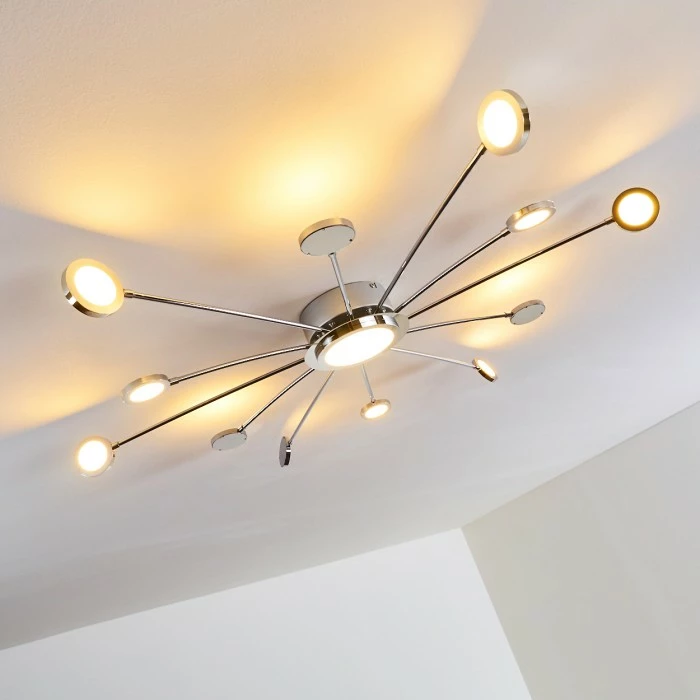 Hofstein Mirror Deckenleuchte LED Chrom, 1-flammig, Fernbedienung 7 Hofstein Mirror Deckenleuchte LED Chrom, 1-flammig, Fernbedienung – Bild 7