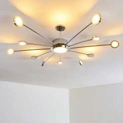 Hofstein Mirror Deckenleuchte LED Chrom, 1-flammig, Fernbedienung 36 Hofstein Mirror Deckenleuchte LED Chrom, 1-flammig, Fernbedienung -LED Leuchten Verkäufe mirror deckenleuchte h3098158 do1 7