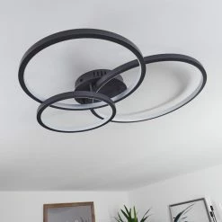 Hofstein Moemoto Deckenleuchte LED Anthrazit, 1-flammig, Fernbedienung -LED Leuchten Verkäufe moemoto deckenleuchte h3384831 11