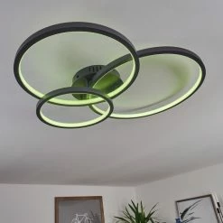 Hofstein Moemoto Deckenleuchte LED Anthrazit, 1-flammig, Fernbedienung -LED Leuchten Verkäufe moemoto deckenleuchte h3384831 8