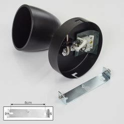 Hofstein Moesdorf Wandleuchte LED Nickel-Matt, Schwarz, 1-flammig -LED Leuchten Verkäufe moesdorf wandleuchte h3610596 4